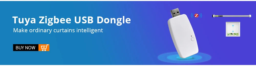 Zemismart WiFi Zigbee Smart Roller Blinds USB Charging