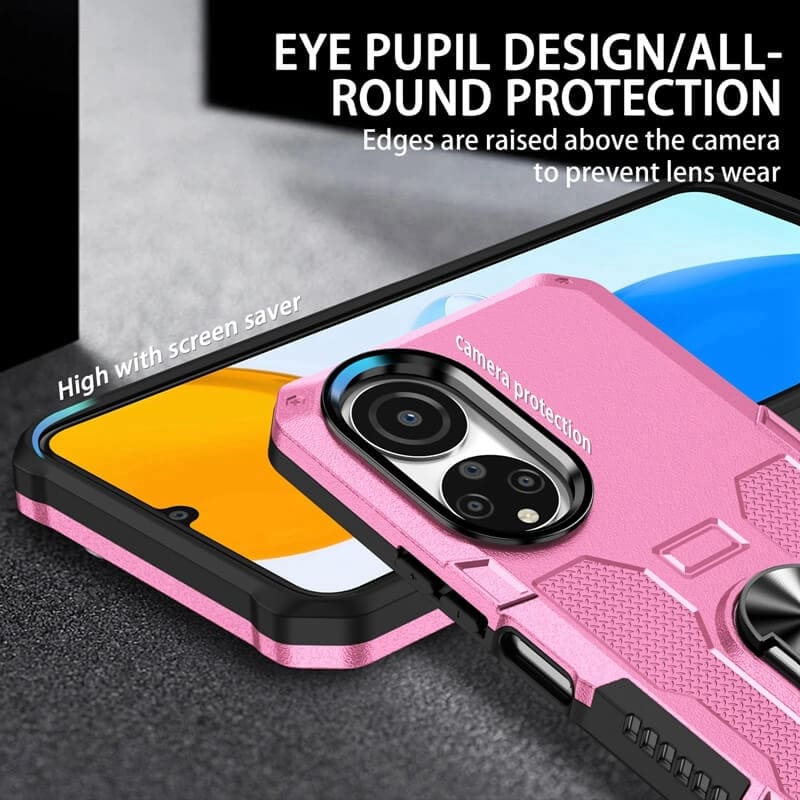 Hot 9 Play shockproof phone case, wireless charging, magnetic armor holder 