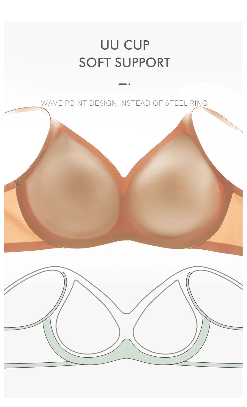 SUJIIN Ultra Thin Women's Underwire Push-Up Bra