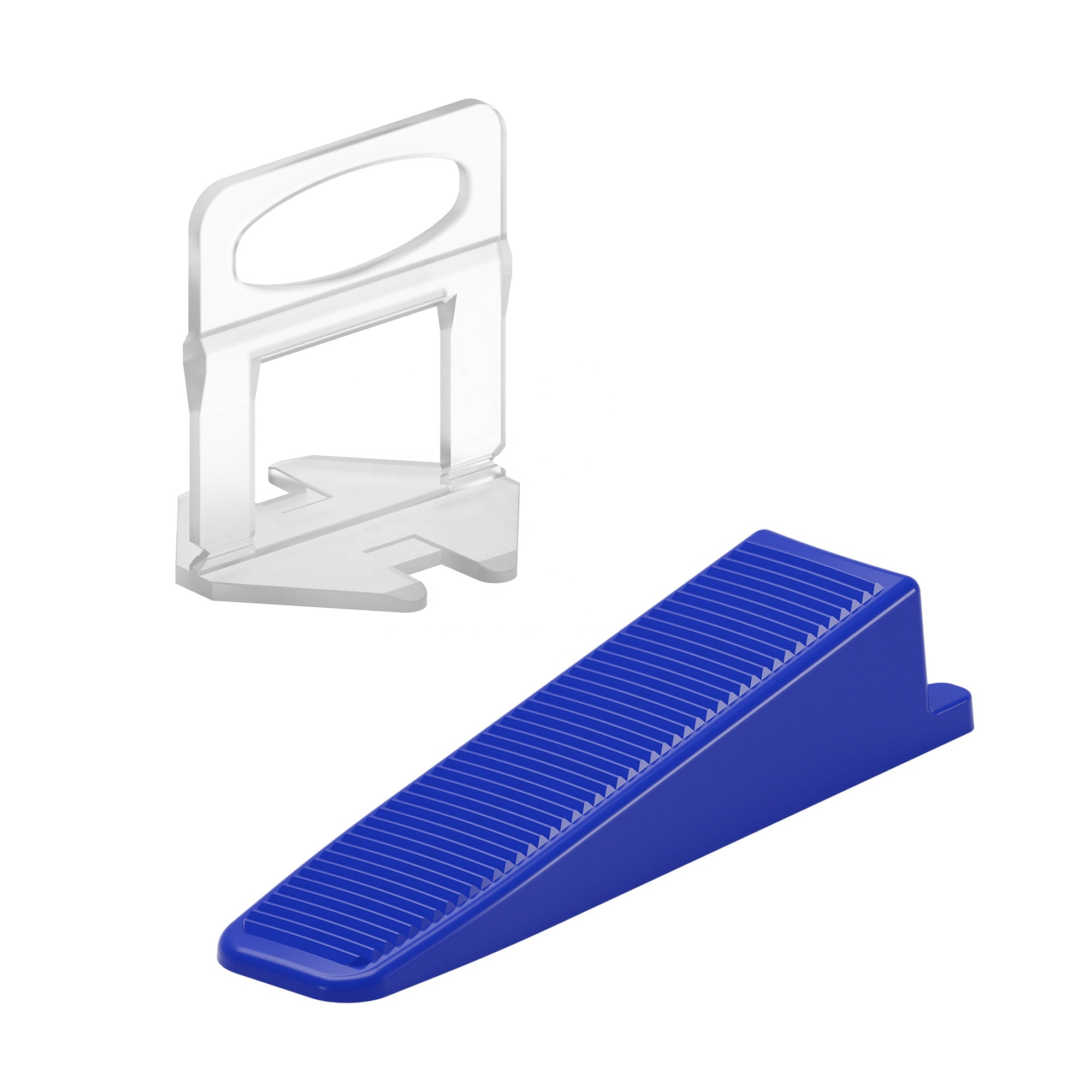 Professional tile leveling system for flooring with wedges 