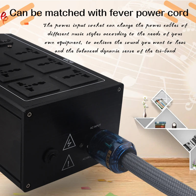 Smart Socket Anti-Surge Noise Filter For Hi-Fi System
