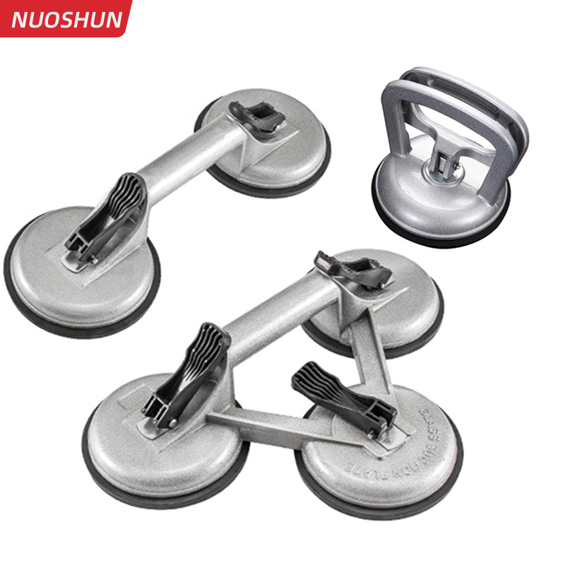 Aluminum ceramic glass suction head with two legs 