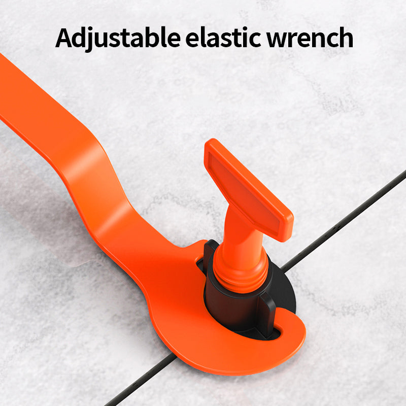 Installation kit and plastic wedges for tiles 