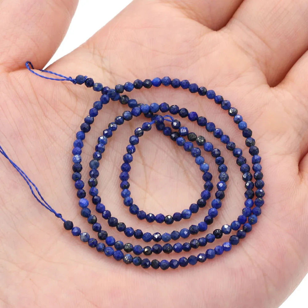 Natural faceted gemstone beads DIY bracelet