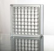 Wholesale decorative building hollow glass block 8" square pre cut and ready to install decorative white glass 