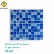 Green Glass Mosaic Tiles For Swimming Pools, Good Price, Imported