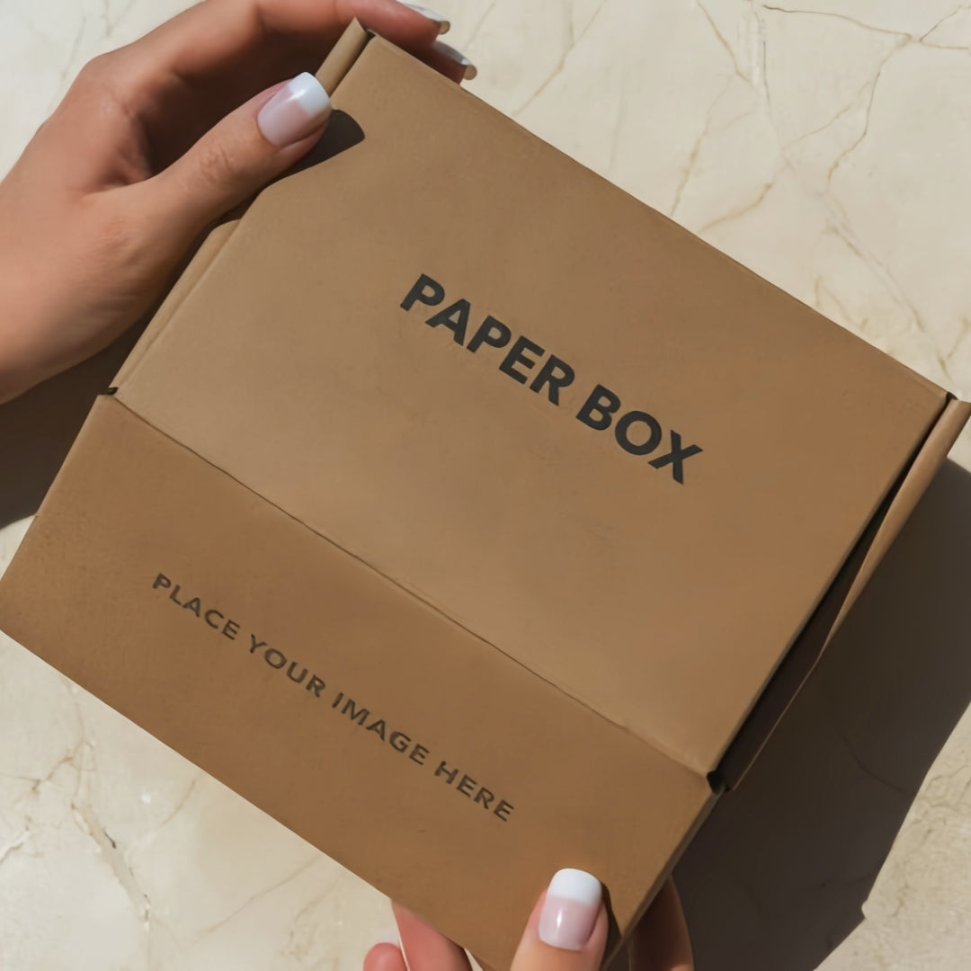 Hộp Giấy Đóng Gói Gửi Hàng Tùy Chỉnh Logo Bán Buôn MOQ Thấp Giấy Kraft Sóng 3 Lớp Cho Quần Áo Giày Dép Vớ Gấp Gọn