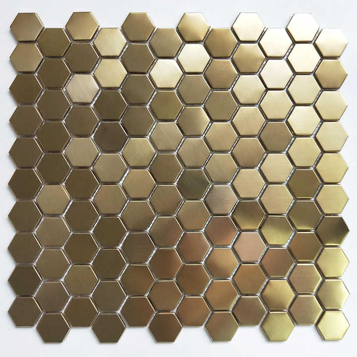 Gach Op Tuong Kim Loai Ma Vang Thep Khong Doc Dao Cho Du An