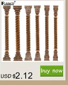 Wood Mouldings Wood Carving Door Onlay Wood Applique Wood Decal Antique Retro Modern Long Leaves Wooden Cabinet Furniture Corner