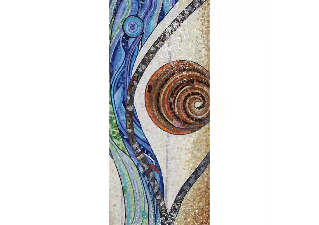 Abstract decorative mosaic wall stickers for home hotel decoration 
