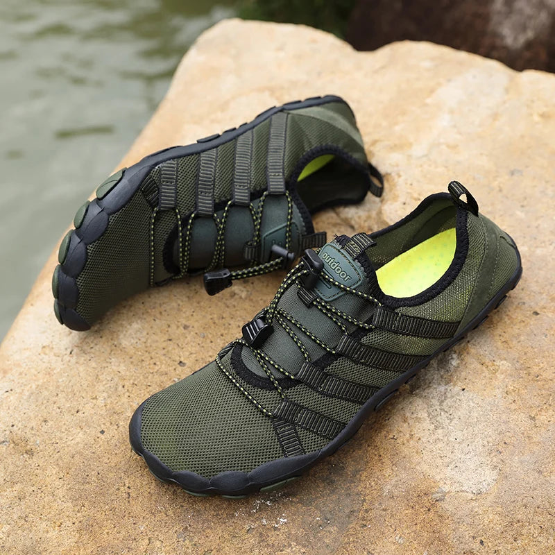 Giày Dã Ngoại Nam Nữ Lưới Thoáng Chống Trơn Trượt