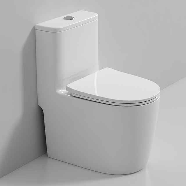 Rimless toilet sanitary equipment, types of toilets, toilet prices, Western-style floor-mounted toilets, sanitary toilets 