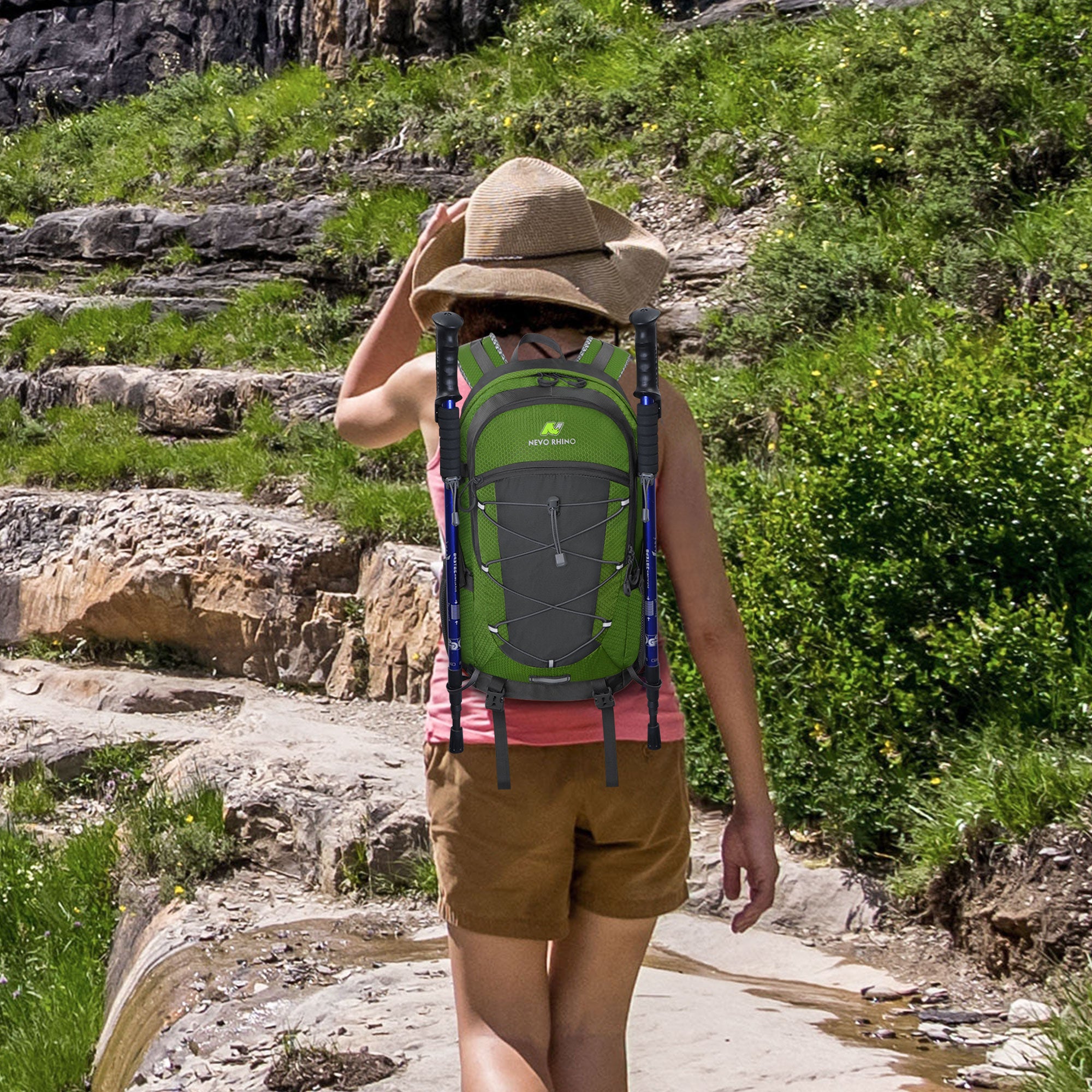 Manufacturer 40L Lightweight Breathable Outdoor Sports Backpack for Men, Cross Country Running &amp; Travel Climbing, Polyester Lining 