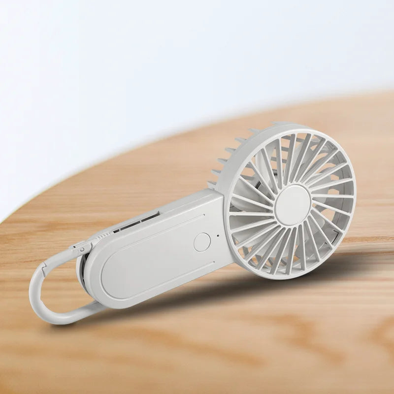 Low Price Hooking Mini Handheld Fan Usb Portable Handy Fan Rechargeable Handheld Fan for Outdoor Traveling