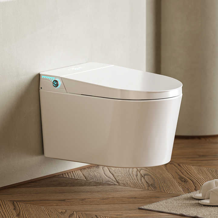 Hotel ceramic sanitary ware Long one-piece toilet Floor mounted siphon flush toilet Sanitary ware set 