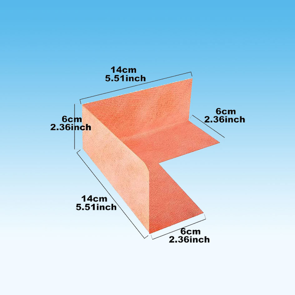 Seamless waterproof membrane in corner form for bathtub, shower, bathroom 