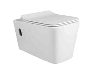 Hot selling square wall hung toilet for bathroom with underground water tank 