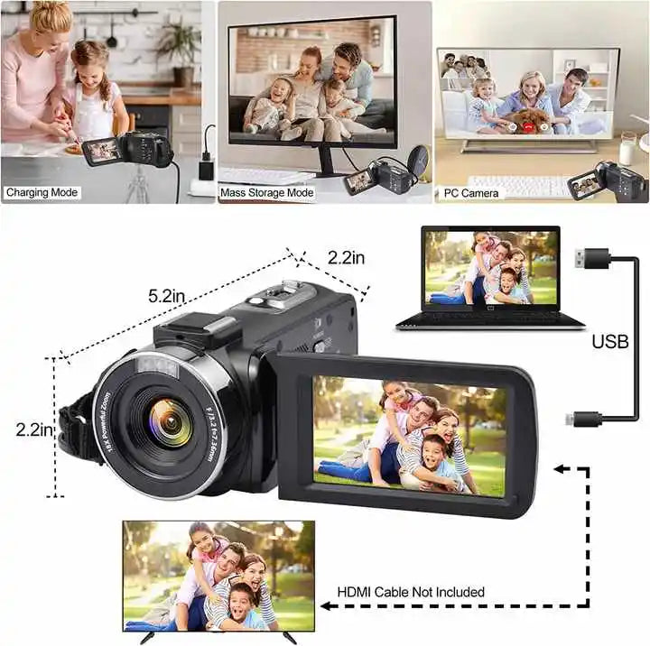 8K Digital Camera for Professional Video Recording
