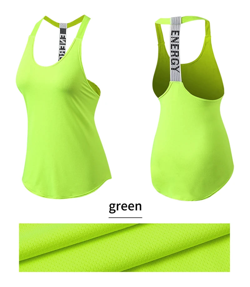 Áo Gym Nữ Thoáng Mát Lưng Hở Chữ Cá Tính - Daisan Mart
