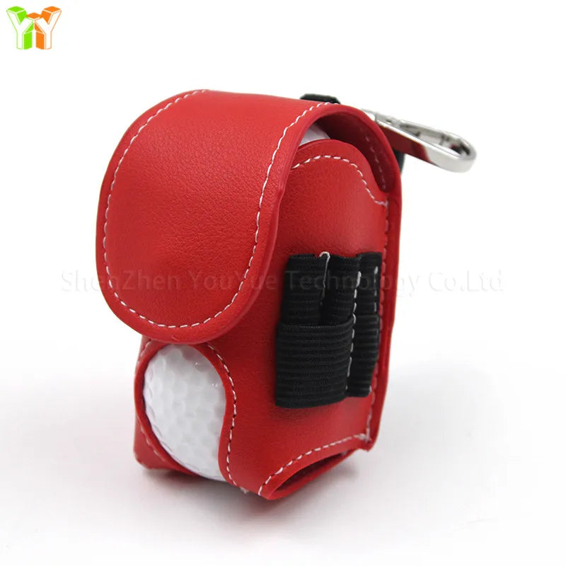 Fashion Personalized PU Leather Golf Ball Bag