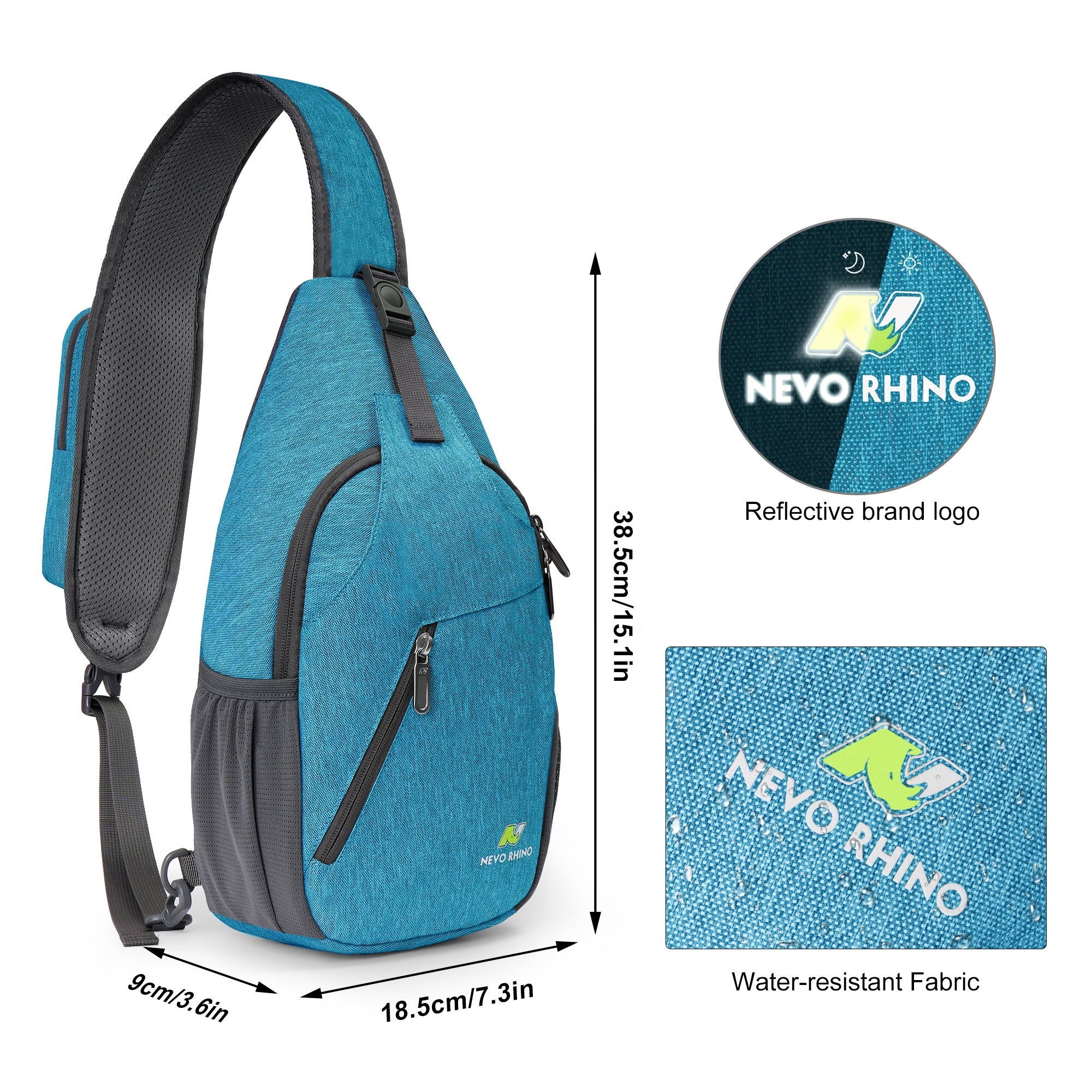 New Style Multi-Function Sports Chest/Crossbody Phone Bag, For Cycling, Outdoor Picnic, Durable Polyester Material 