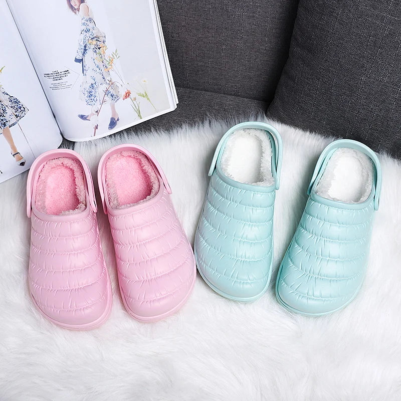 Unisex Warm Indoor Slippers - Customizable Comfort