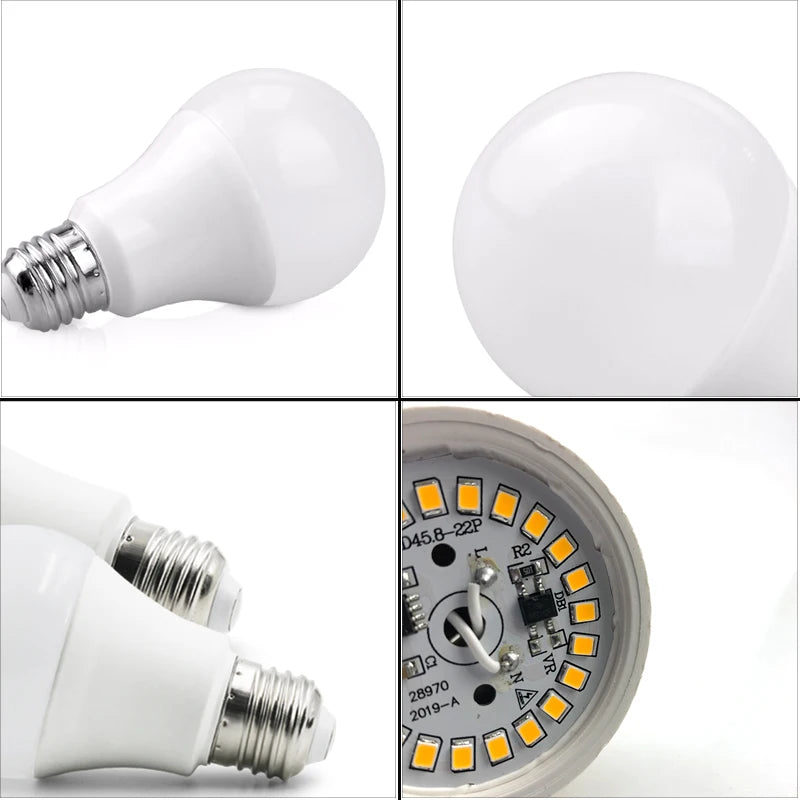 E27 Energy Saving LED Bulbs with Multiple Powers