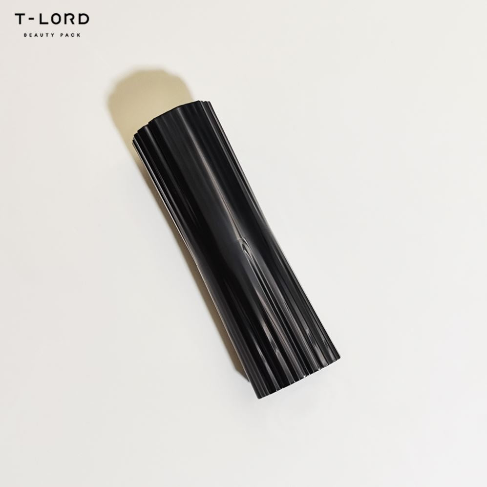 Unique Black Plastic Lipstick Tube, Empty Cosmetic Containers For Custom Packaging 
