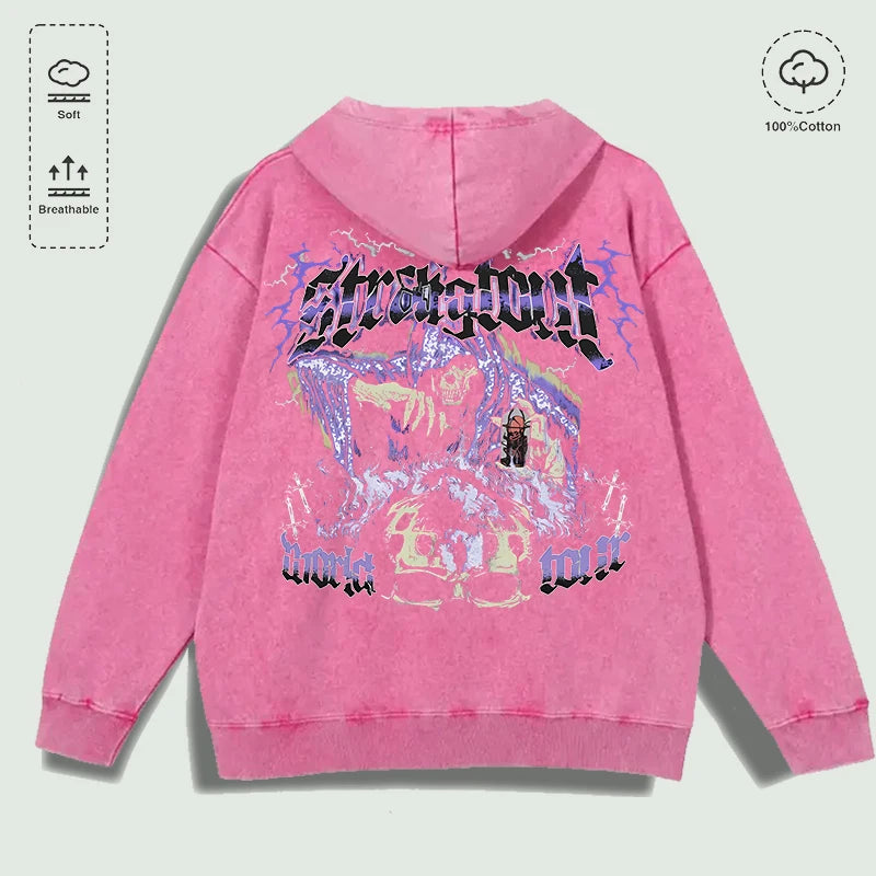 Áo Hoodie Cotton In Hình Đầu Lâu Miskout - Đa Sắc Màu - Daisan Mart