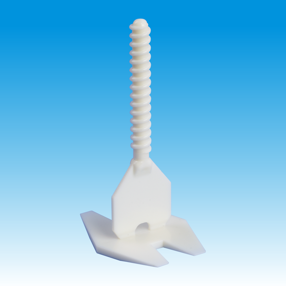 Spin Doctor 2mm Tile Leveling System, White Threaded Pin, Wall &amp; Floor Installation 