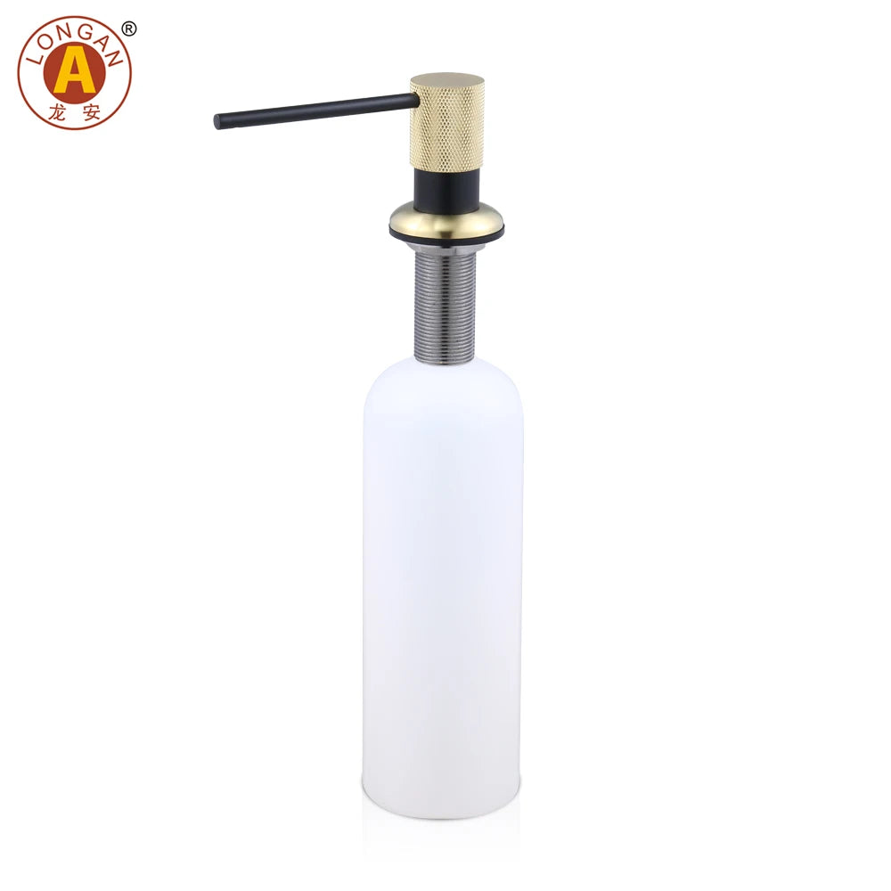New Design Brass Dish Kitchen Manual Sink Brass Soap Dispenser in Chrome and Gold Colors for Kitchen Sink - Daisan Mart