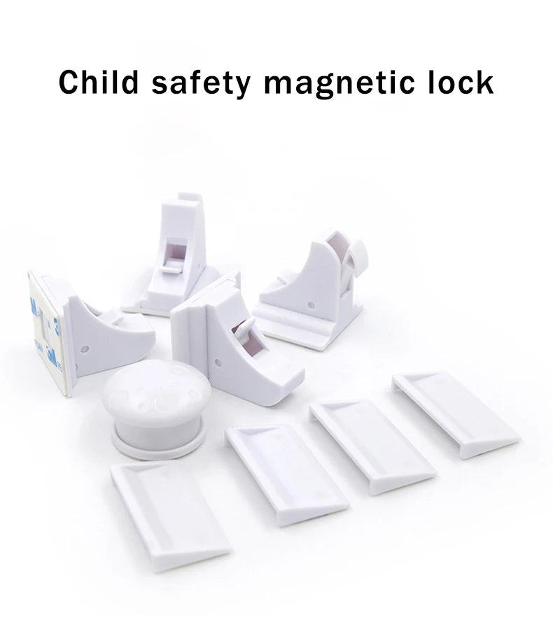 Baby Safety Lock Invisible Lock Kids Security Drawer Latch Cabinet Door Magnetic Child Safety Lock Limiter  Children Protection - Daisan Mart
