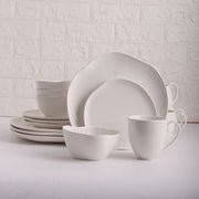 Bộ Khay Sứ Trắng Nghệ Thuật Đa Năng Hình Tự Do