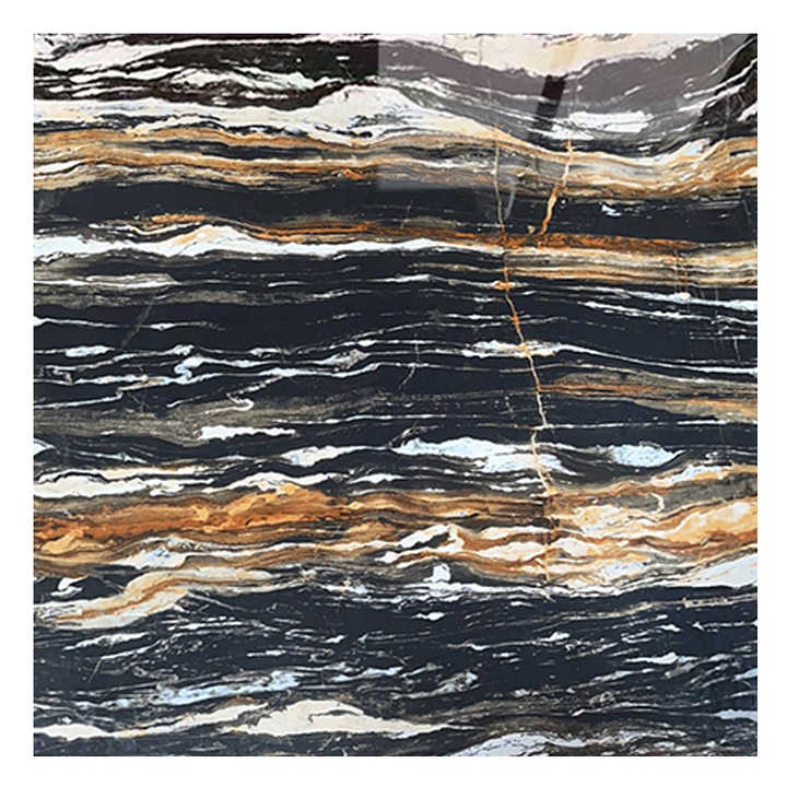 Factory Supply Dark Marble Pattern Ceramic Tiles Porcelain Floor Tiles 80x80 Faux Marble Floor Tiles For Living Room Black