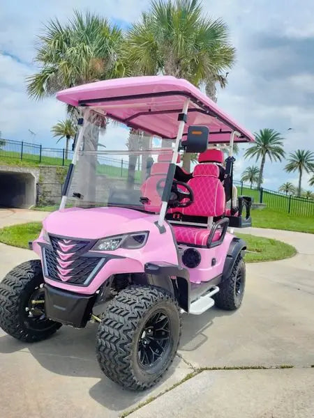 Xe golf điện 4 chỗ năng lượng mới, tùy chỉnh màu & logo