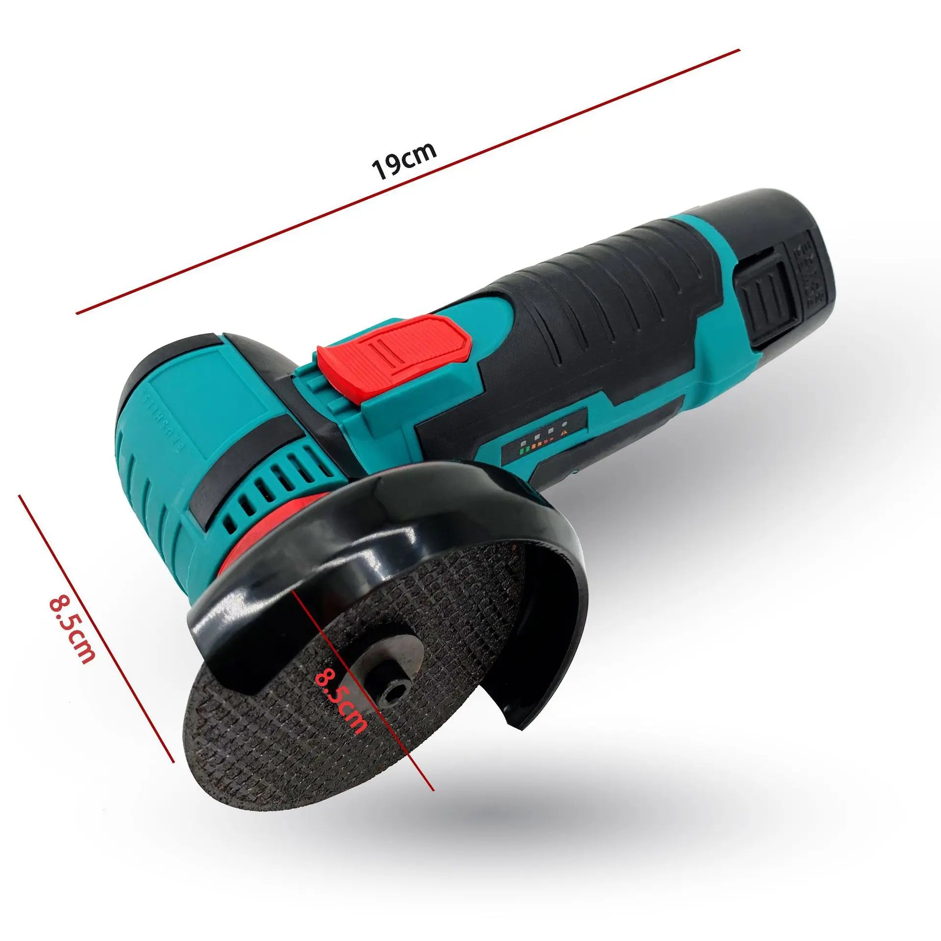 12V Brushless Electric Angle Grinder Electric Grinding Cutter Rechargeable Polishing Machine Cutting Power Tools 2000MAH Battery