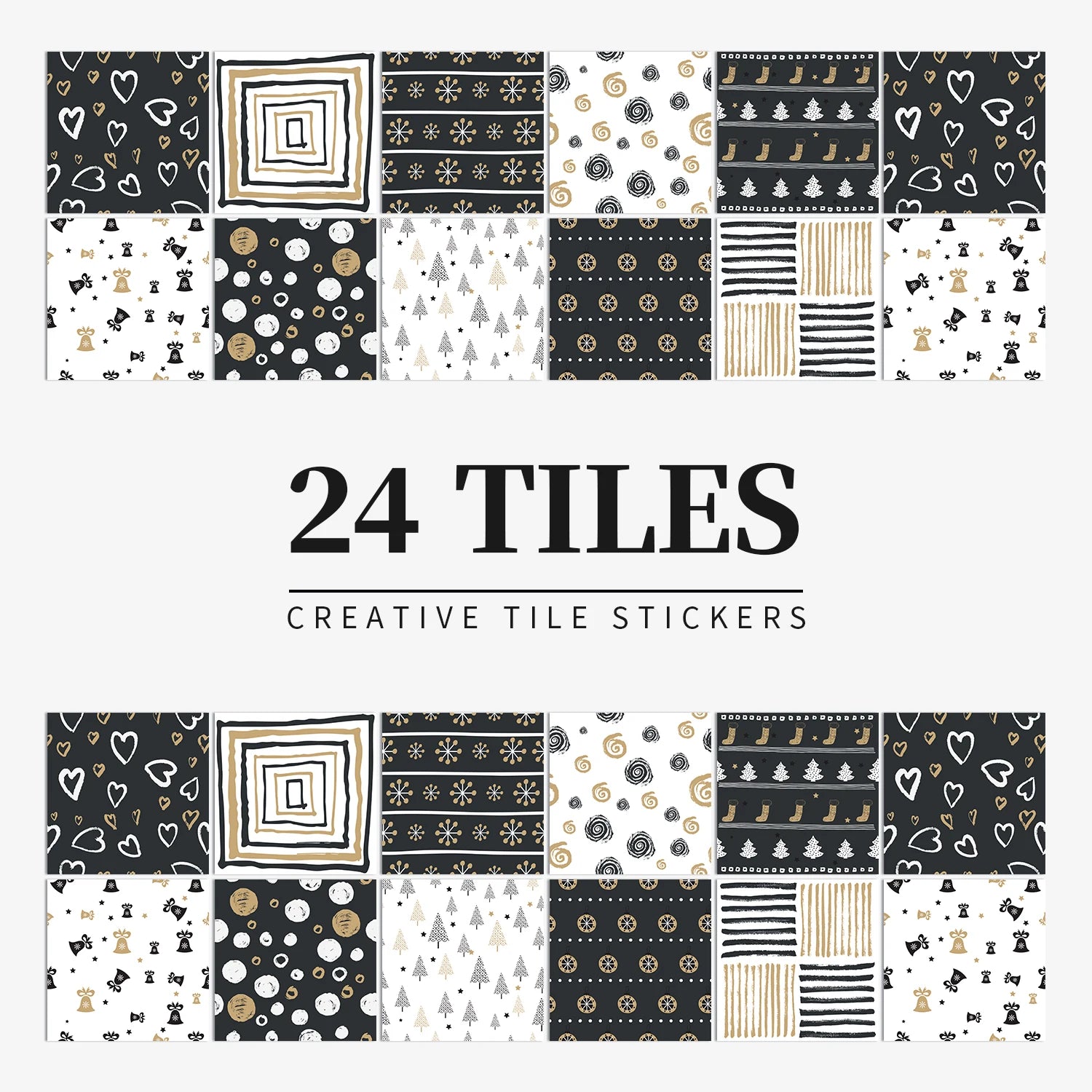 24pcs/set Light Color Tiles Sticker Wall Stickers Kitchen Bathroom Home Renovation Wallpaper Waterproof Self-adhesive Wall Decal