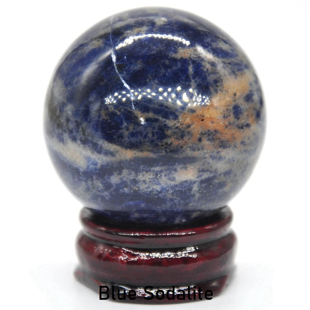 40MM Natural Feng Shui Meditation Gemstone Ball