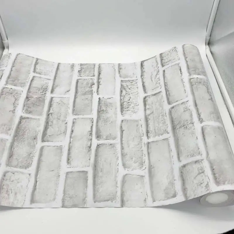 Giấy Dán Tường Giả Gạch Cổ Điển Chống Nước PVC - Daisan Mart
