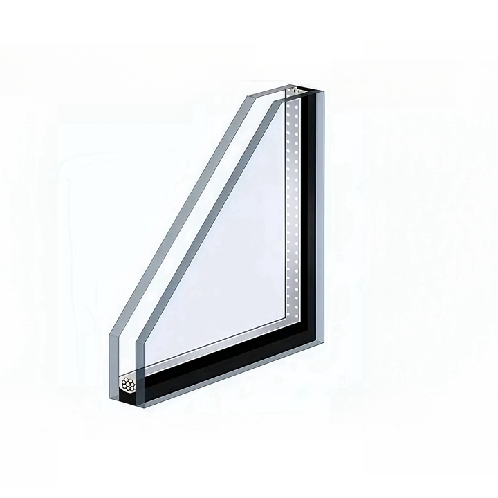 Factory made high quality double glazing tempered insulated glass for commercial windows 