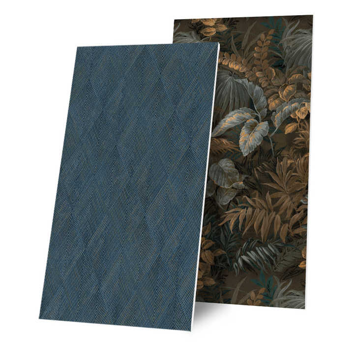 Polished French Porcelain Wall Tiles Carved Pattern for Kitchen Bathroom Dining Room Ceramic Wall Tiles