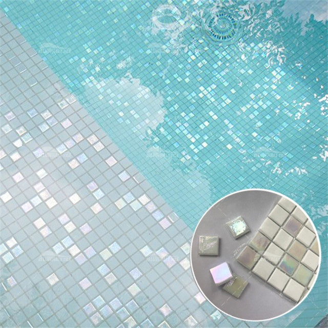 Bluwhale Mother of Pearl Swimming Pool Mosaic Tiles 