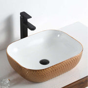 J-family gold-plated copper art wash basin for family 