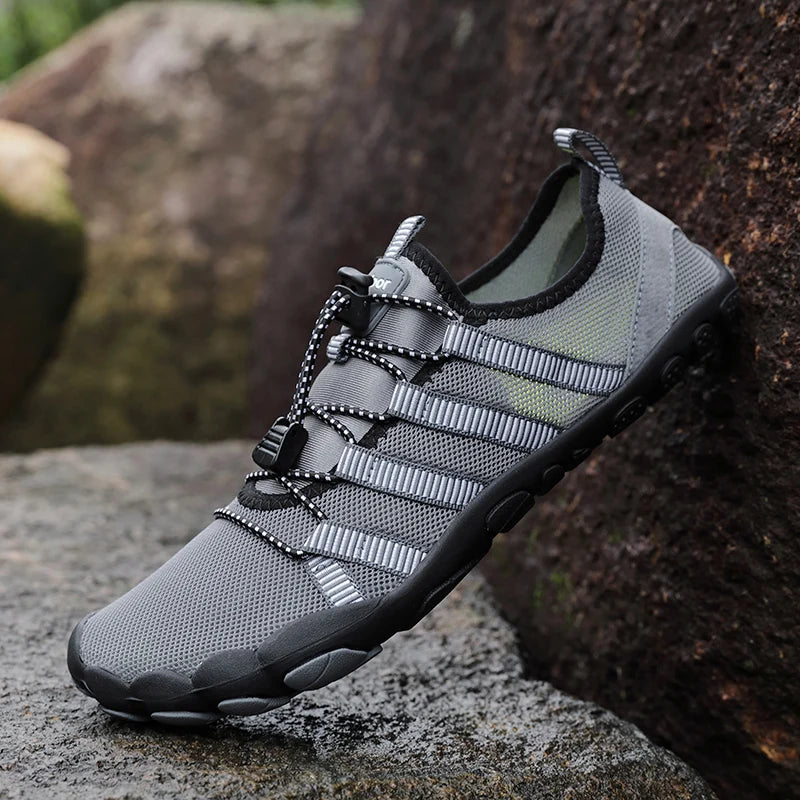 Giày Dã Ngoại Nam Nữ Lưới Thoáng Chống Trơn Trượt