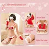 Exclusive Design Four Piece Sexy Christmas Underwear Cloak Christmas Sexy Lingerie Women
