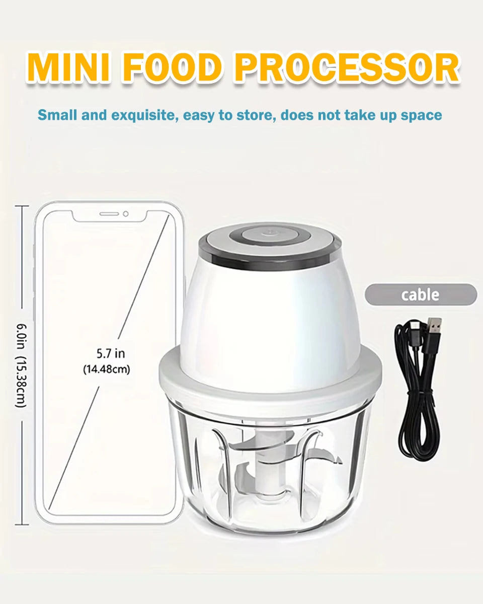 Mini Multi-Function USB Rechargeable Blender For Family Convenience