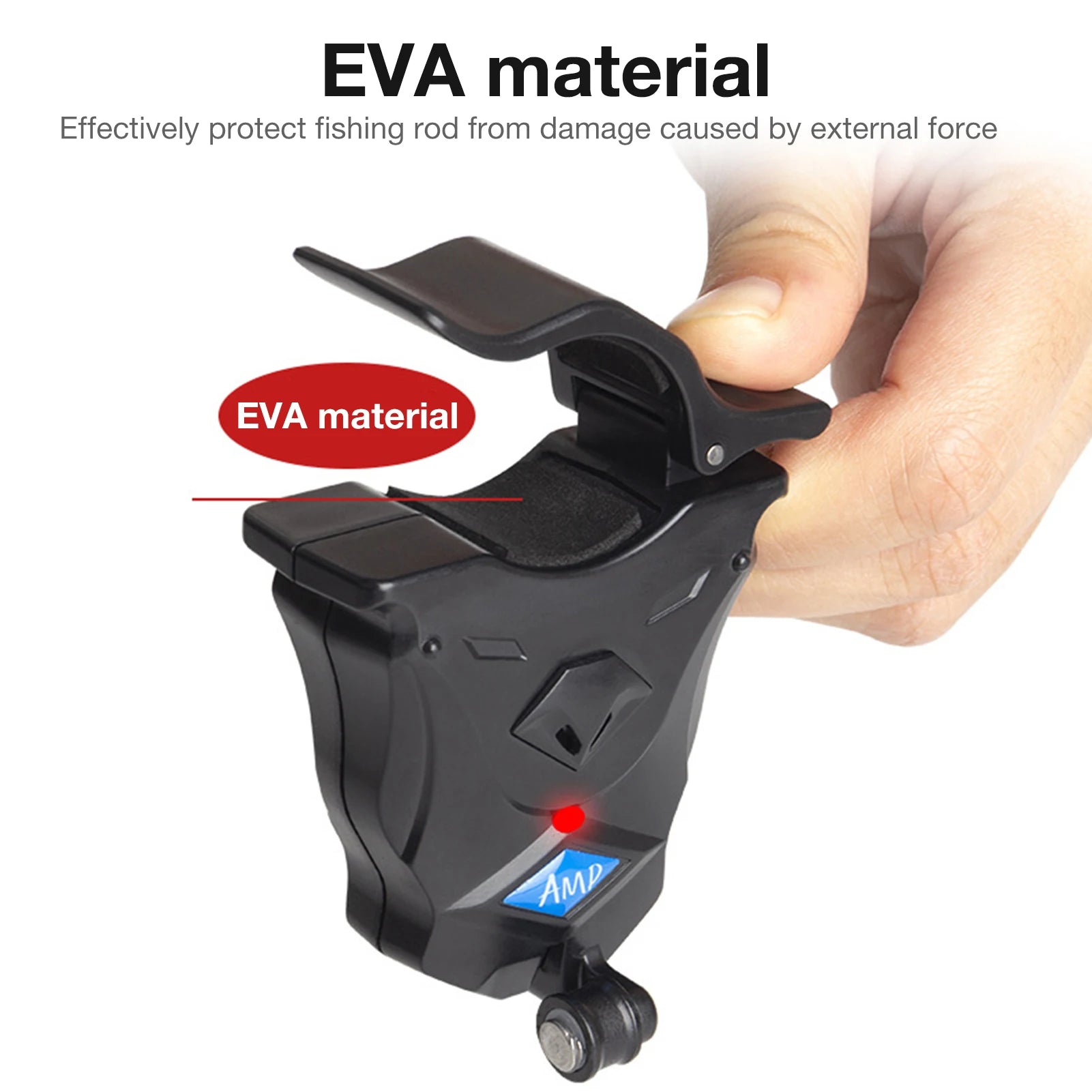 Chuông Báo Cá Cắn Đèn Âm Thanh Kép cho Cần Câu