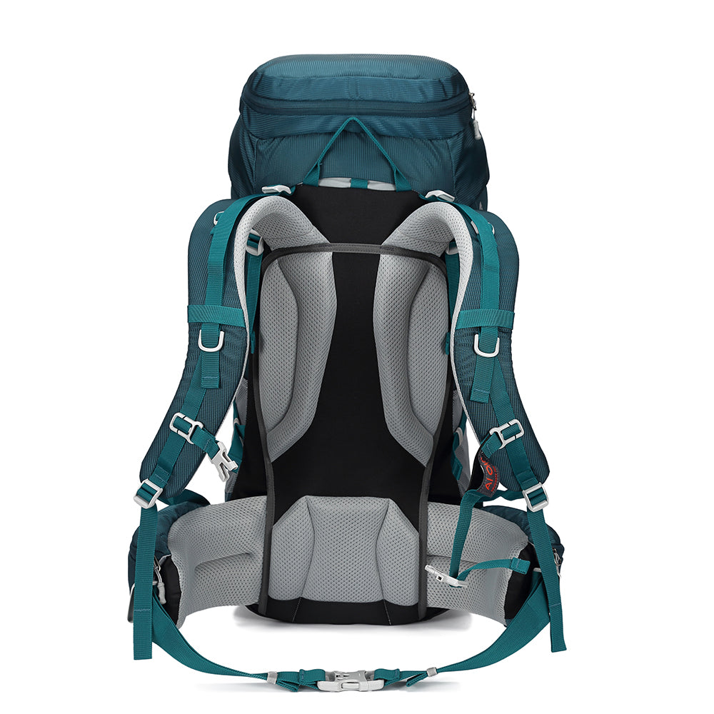 AIONE 50L Backpack for Hiking, Camping, Backpacking, for Women and Men, with Raincoat 