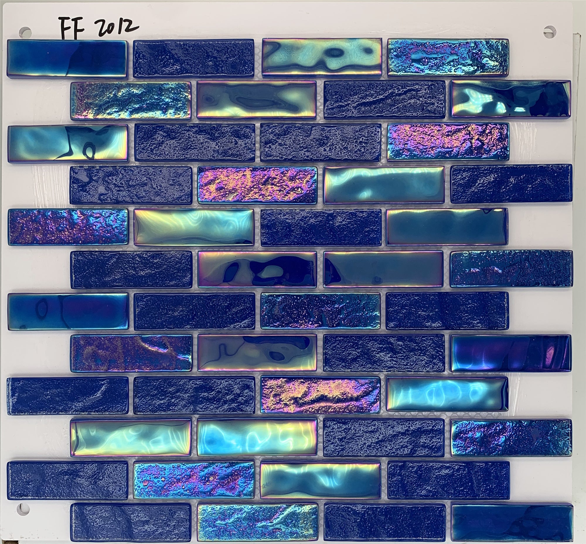 China long striped glass mosaic tiles 