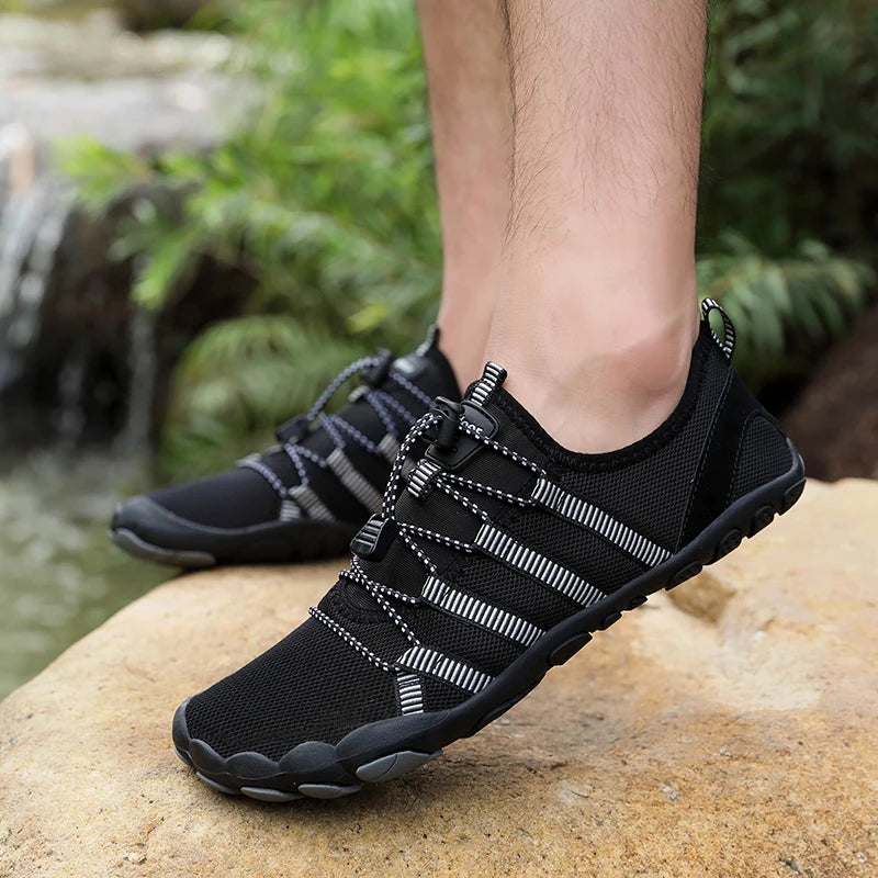 Giày Dã Ngoại Nam Nữ Lưới Thoáng Chống Trơn Trượt
